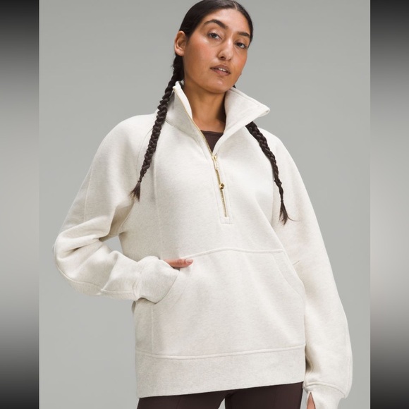 lululemon athletica Tops - Lululemon Half Zip Scuba LONG